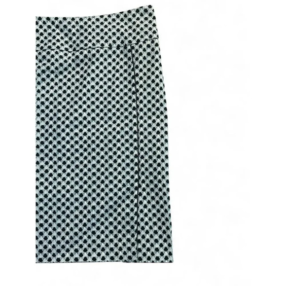 Margaret M Slimming Pencil Skirt Grey & White Patterned Stretch Pull On - Picture 4 of 7